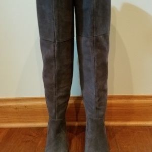 Lucky Brand Over Knee Suede Boots New